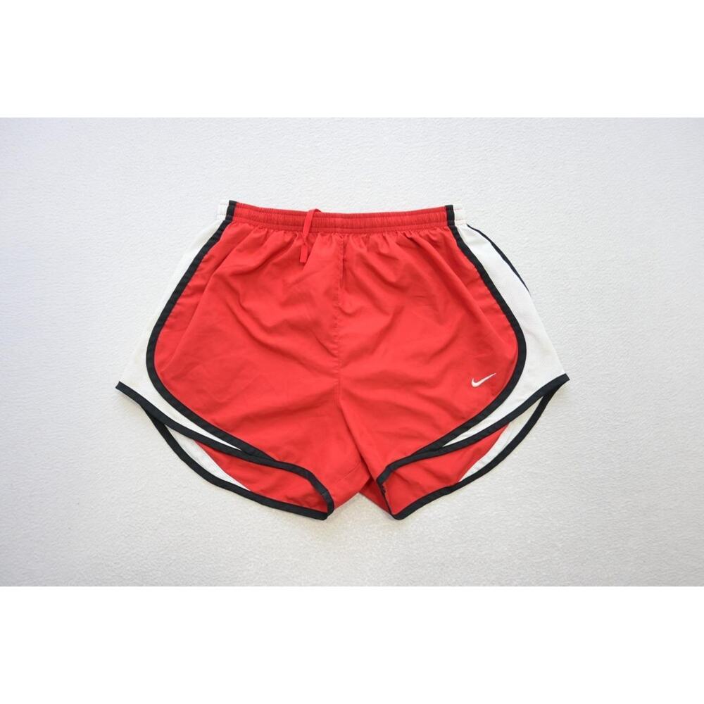 Nike Running Gym Shorts Dri Fit‎ Performance Red Lined Womens Size Medium